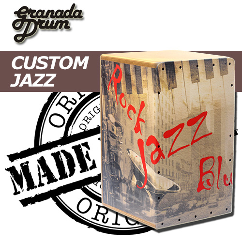 그라나다 드림 Custom-JAZZ / Granada Drum 커스텀 재즈 / 최상급 목재 / V 쉐입 와이어 / 전용케이스포함 / 타악기 / 카혼 / Cajon