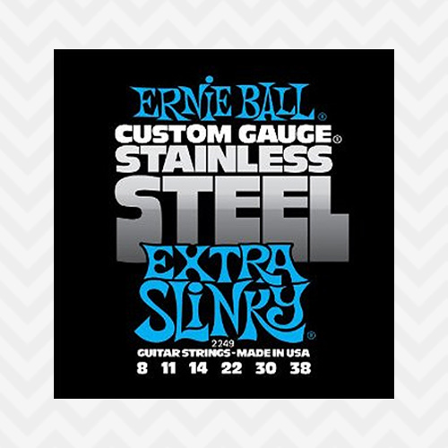 어니볼 SSE Extra Slinky 008-038 / 2249 / ErnieBall Stainless Steel Electric / 일렉기타줄 / 일렉기타스트링