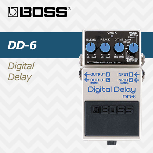 보스 디지털 딜레이 DD-6/ BOSS Digital Delay DD6/ 딜레이 이펙터 페달