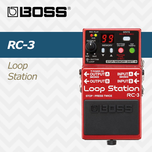 보스 루프 스테이션 RC-3 / BOSS Loop Station RC3/ 루프머쉰 페달 이펙터