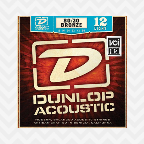 던롭 DAP1254 / Dunlop Acoustic Phosphor Bronze (Light 12-54) 