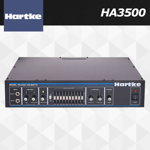 하케 HA3500 / Hartke HA-3500 Bass Head 베이스 헤드 / 350 와트 / 하케 베이스 기타 헤드 앰프