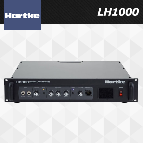 하케 LH1000 / Hartke LH-1000 Bass True Head 진공관 헤드 앰프  / 1000 와트 / 하케 베이스 기타 헤드 앰프