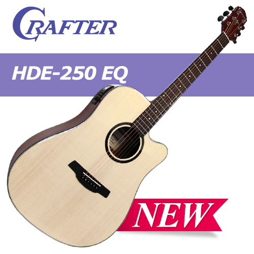 크래프터 HDE-250 / HDE250 EQ 통기타 / 최신정품 당일발송 / 공식대리점