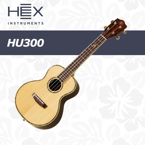 헥스 HU300 / HEX HU-300 / 헥스 콘서트 우쿨렐레 / 우크렐레