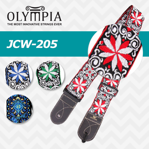 올림피아 JCW-205 / Olympia JCW205 / 기타 베이스 스트랩 