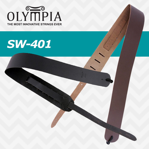 올림피아 SW-401 / Olympia SW401 / 가죽스트랩 / 기타 베이스스트랩 