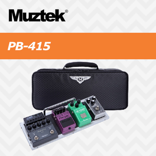 뮤즈텍 PB-415 / Muztec PB415 / Mini Pedal Board with Bag / 400X150 / 미니 페달보드 &amp; 케이스 / 국내제작