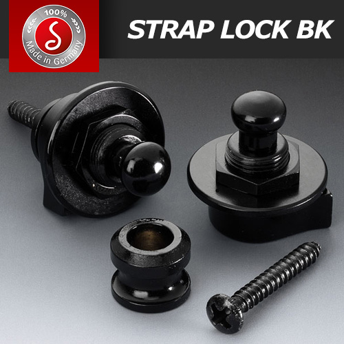 쉘러 스트랩락 BK / Schaller Securty Lock Black / STRAP LOCK BK / 블랙
