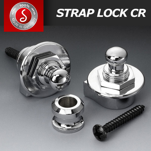 쉘러 스트랩락 CR / Schaller Securty Lock Chrome / STRAP LOCK CR / 크롬
