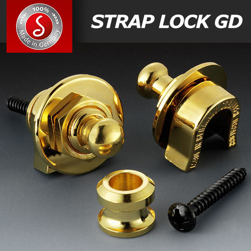 쉘러 스트랩락 GD / Schaller Securty Lock Gold / STRAP LOCK GD / 골드