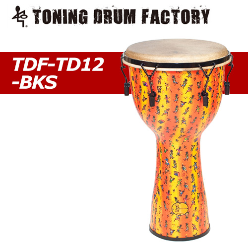 토닝 TDF-TD12-BKS / Toning TDFTD12BKS / 12인치 / 강화유리 / 젬베 / 타악기 / Djembe