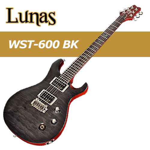 루나스 WST-600 BK   / Lunas WST-500 블랙 / 블랙 컬러 PRS타입 / 추천 일렉일렉기타  [빠른배송]