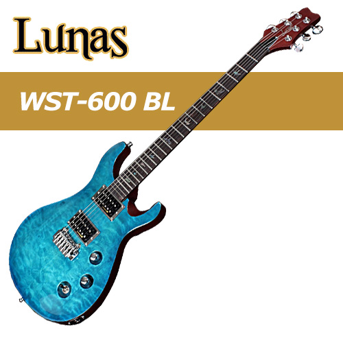 루나스 WST-600 BL / Lunas WST-500 블루 / 블루 컬러 PRS타입 / 추천 일렉일렉기타 [빠른배송]