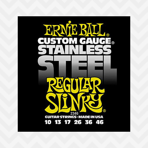어니볼 SSE Regular Slinky 010-046 / 2246 / ErnieBall Stainless Steel Electric / 일렉기타줄 / 일렉기타스트링