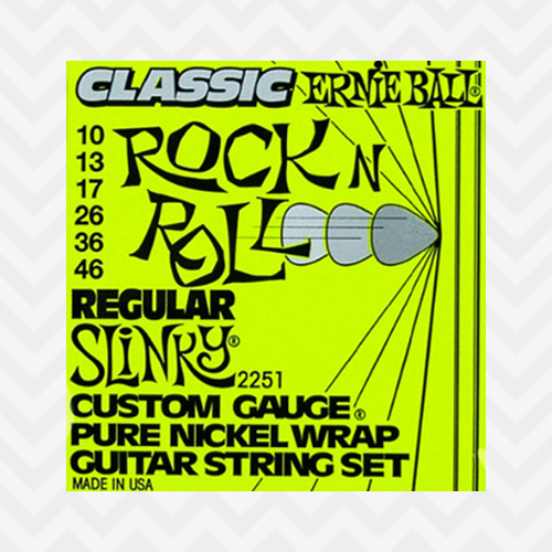 어니볼 CPNE Regular Slinky 010-046 / 2251 / ErnieBall Classic Pure Nickel Electric / 일렉기타줄 / 일렉기타스트링