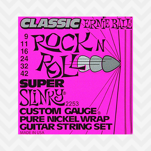 어니볼 CPNE Super Slinky 009-042 / 2253 / ErnieBall Classic Pure Nickel Electric / 일렉기타줄 / 일렉기타스트링