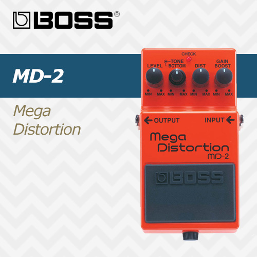 보스 메가 디스토션 MD-2 / BOSS Mega Distortion MD2/ 디스토션 페달 이펙터