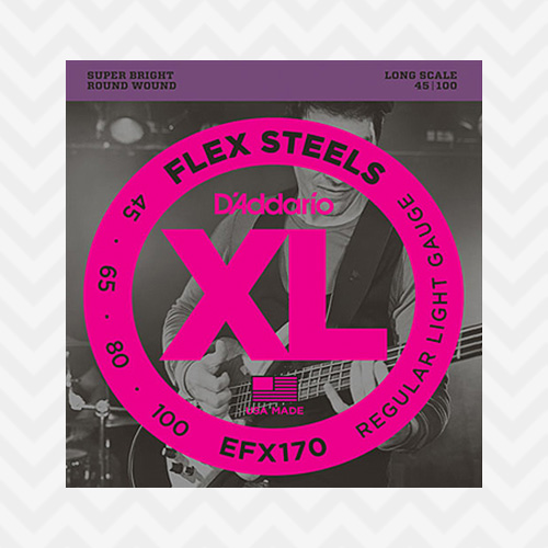 다다리오 EFX170 / Daddario Flex Steels Regular Light (045-100) / EFX170 / 베이스기타줄 / 베이스기타스트링
