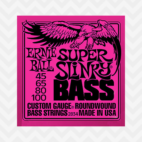 어니볼 NWE Super Slinky 045-100 / ErnieBall Nickel Wound Electric Super Slinky (045-100) / 2834 / 베이스기타줄 / 베이스기타스트링