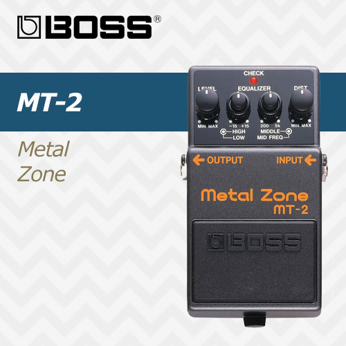 보스 메탈 존 MT-2 / BOSS Metal Zone MT2/ 디스토션 이펙터 페달