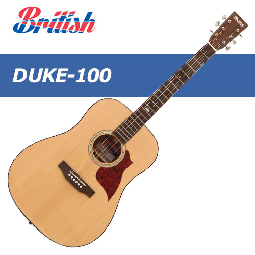 브리티시 DUKE-100,British duke,DUKE100,입문용추천,탑솔리드,시더,시더탑솔리드,통기타,어쿠스틱기타,브리티쉬