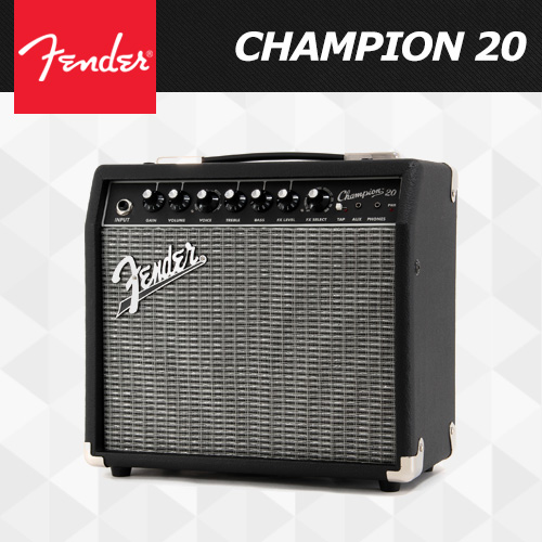 Fender Champion 20 / 펜더 앰프 챔피언 20w  /  팬더 챔피온 연습용 일렉 기타앰프 / [공식대리점 / 당일출고]