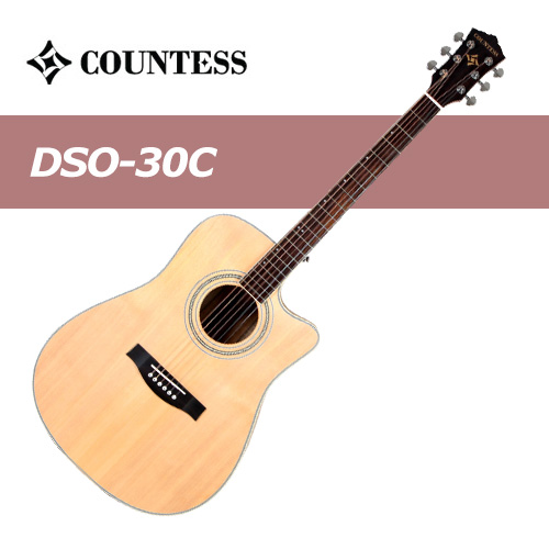 카운티스 DSO-30C / Countess DSO30C 탑솔리드 어쿠스틱 통기타 / ★ 빠른배송 ★