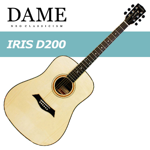데임 아이리스 D200 / Dame IRIS D-200 / 탑솔리드 통기타