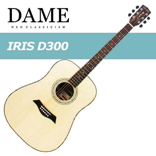 데임 아이리스 D300 / Dame IRIS D-300 / 탑백솔리드 통기타