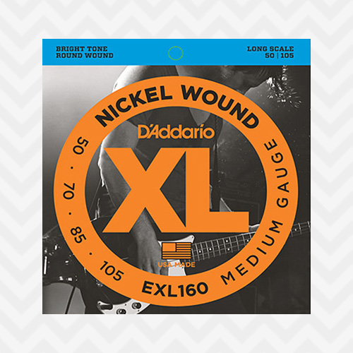 다다리오 EXL160 / Daddario Nickel Wound Medium (050-105) / EXL160 / 베이스기타줄 / 베이스기타스트링