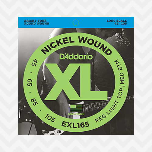 다다리오 EXL165 / Daddario Nickel Wound Regular Light Top Medium Bottom (045-105) / EXL165 / 베이스기타줄 / 베이스기타스트링