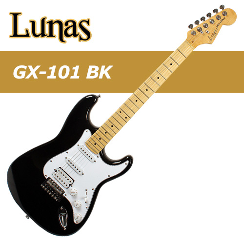 루나스 GX-101 BK / Lunas GX-101 블랙 / 입문용 추천일렉기타 [빠른배송]