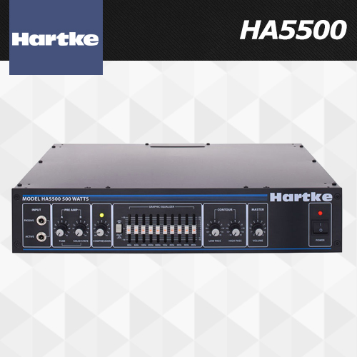 하케 HA5500 / Hartke HA-5500 Bass Head 베이스 헤드 / 500 와트 / 하케 베이스 기타 헤드 앰프