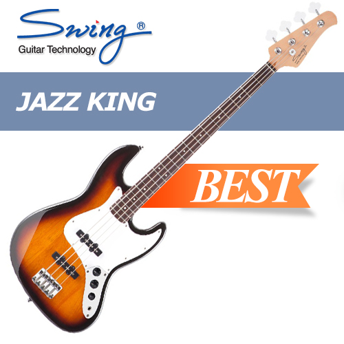 스윙 재즈킹 / Swing Jazz king / 다양한 컬러 / 입문용 추천 스윙베이스기타