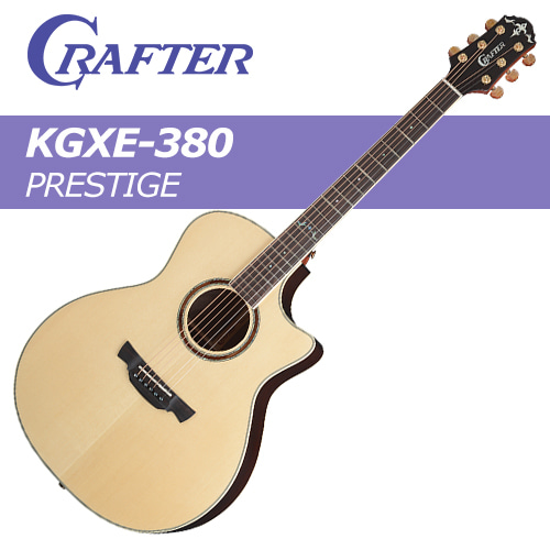 크래프터 KGXE-380 / KGXE380 PRESTIGE 탑솔리드 EQ 통기타 / 최신정품 당일발송