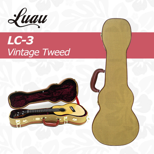 루아우 LC-3 빈티지 트위드 / Luau LC-3 Vintage Tweed / 트위드 타입 / 하드케이스