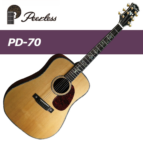 피어리스 PD-70 / Peerless PD70 / 국내생산 올솔리드 통기타 [당일발송]
