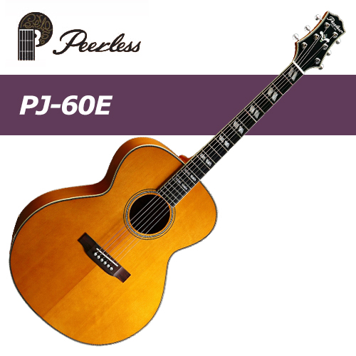 피어리스 PJ-60E / Peerless PJ60E / 국내생산 EQ장착 탑솔리드 통기타 [당일발송]