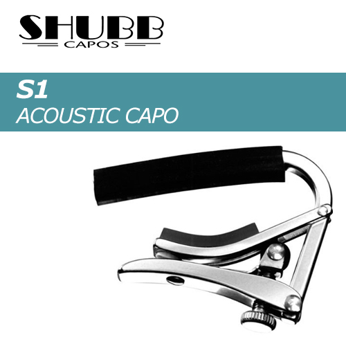 셔브 S1 통기타용 카포 / Shubb S1 Acoustic Capo / Deluxe [당일발송]