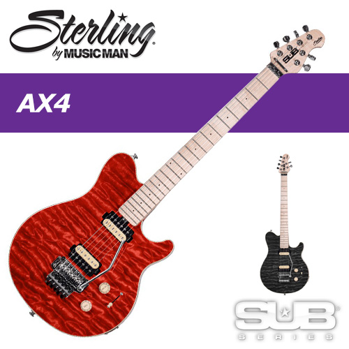 Sterling by MusicMan AX4 / 스털링 바이 뮤직맨 일렉기타 AX-4 / AXIS 엑시스 시리즈 더블 락킹 트레몰로 브릿지장착