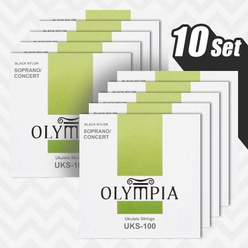 올림피아 UKS-100 10SET / OLYMPIA UKS100 / 소프라노 / 콘서트 / BLACK NYLON